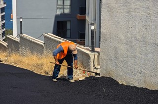 Hisar Mahallesi’nde Asfalt Çalışması